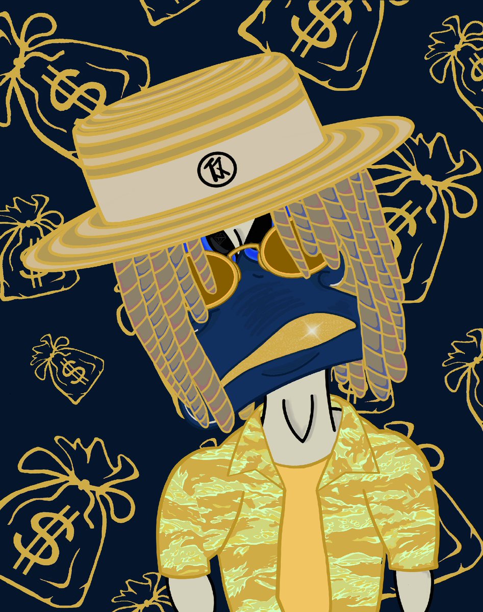 DucksTrappy's tweet photo. whachu know about them guilded dreads 'n rrrrrrr-bands?

Trappy Ducks #NFTs 

#nft #nftdrop #nftartist #newartist #digitalartist #digitalart https://t.co/DRQnemMeTf