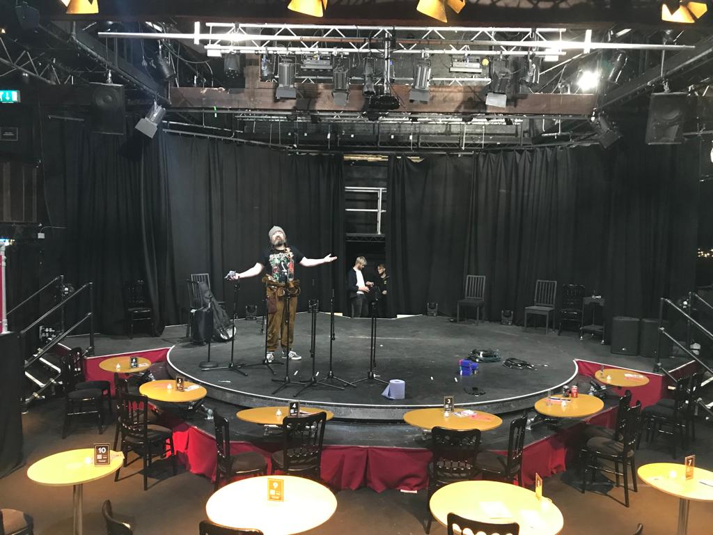 TheNickHelm's tweet photo. I’m very tired, but that was great. Thanks to all the acts, crew, staff, musicians, @ThePleasance &amp; the audience for making Fuck Fest 6 so incredible. Will write proper thank yous tomorrow, but for now,a thanks for helping us raise loads of money for @Shelter and @MindCharity. Xx https://t.co/pBvJAMBWQA