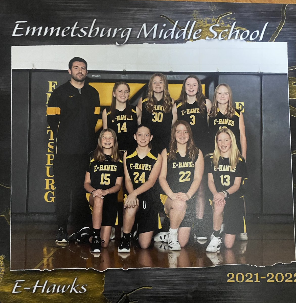 7th grade Lady E-hawks finished the season tonight with a win over ELC! Great kids who showed up ready to work every day and had a whole lot of fun while doing it! Couldn’t have asked for a better group in my first year of coaching. #ehawkpride <a href="/af_Anny/">Anny fiene</a> <a href="/ehawkpride/">Emmetsburg Schools</a>