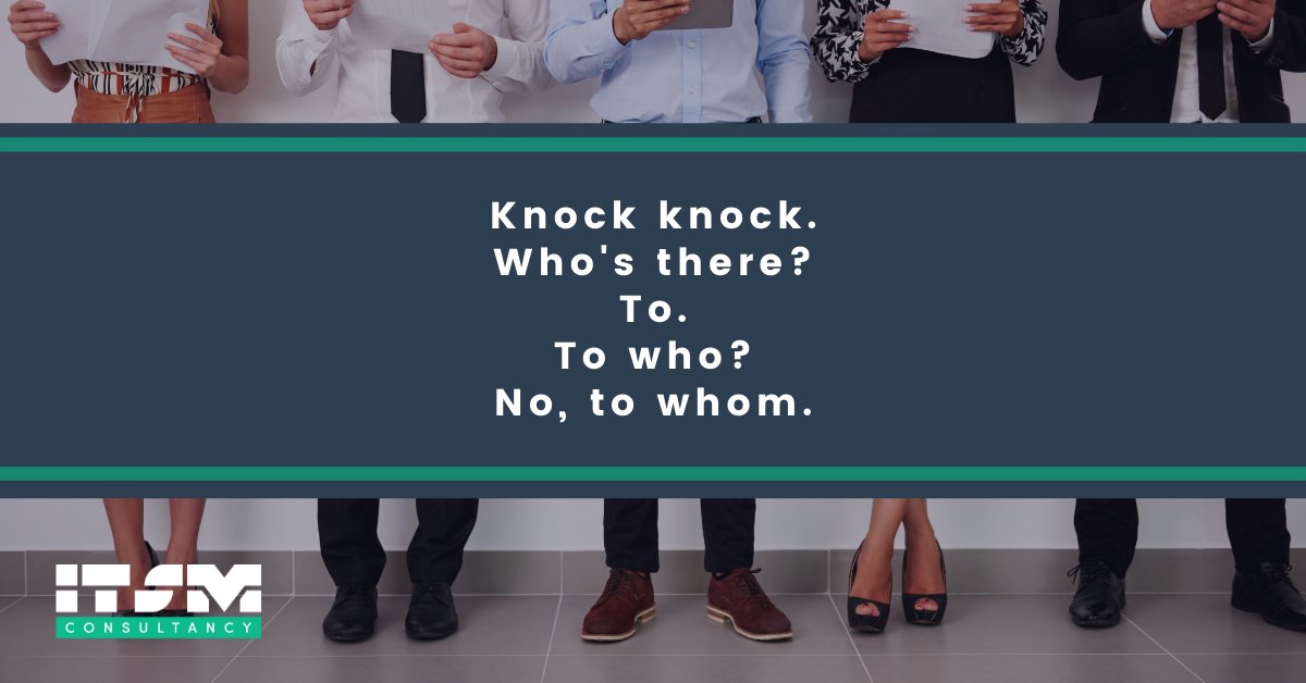 Poor grammar is just one of many common mistakes we encounter when reviewing candidate CV's 👀

Download our top tips on how to curate a stand-out CV: bit.ly/3gQG7cy 

#theitsmconsultancy #grammarday #cv