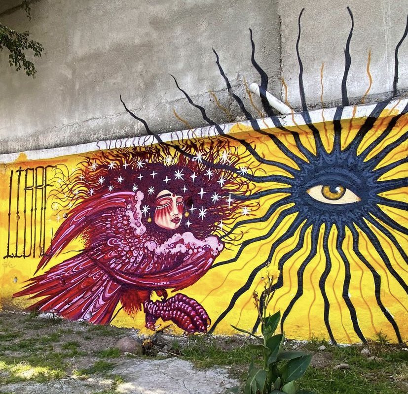 Angel and mystic eye.