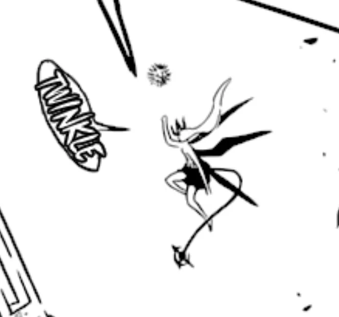 lol I read twinkle as Luci's dialogue not mention he looks like he's dancing #BCSpoilers 