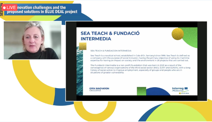 bluedeal_med's tweet photo. #HappeningNow #BDCapLab
🗣️Silja Teege from @SeaTeachSL proposes a project in which it develops and provides a series of support services to people who are working in the tourism sector
#bluegrowthcommunity https://t.co/3DTGLFDrJz