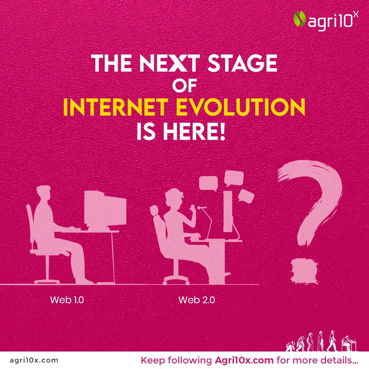 Excited to know the next stage of internet evolution and its impact on us? Keep following agri10x.com for more details! #Agri10x #Agritech #Evolution #Web #Future