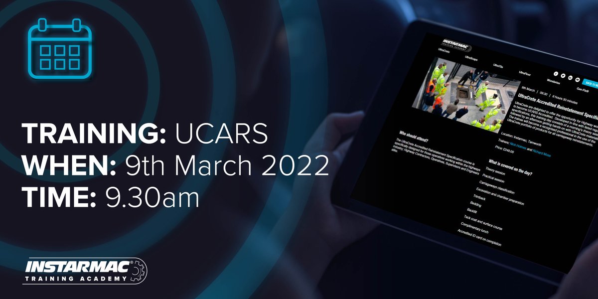 Ultracrete We Are Delighted To Offer The Opportunity For Highway Workers To Become Ucars Accredited Developed In Line With Listed Specifications Ucars Consists Of A Theory Session Followed By An Afternoon