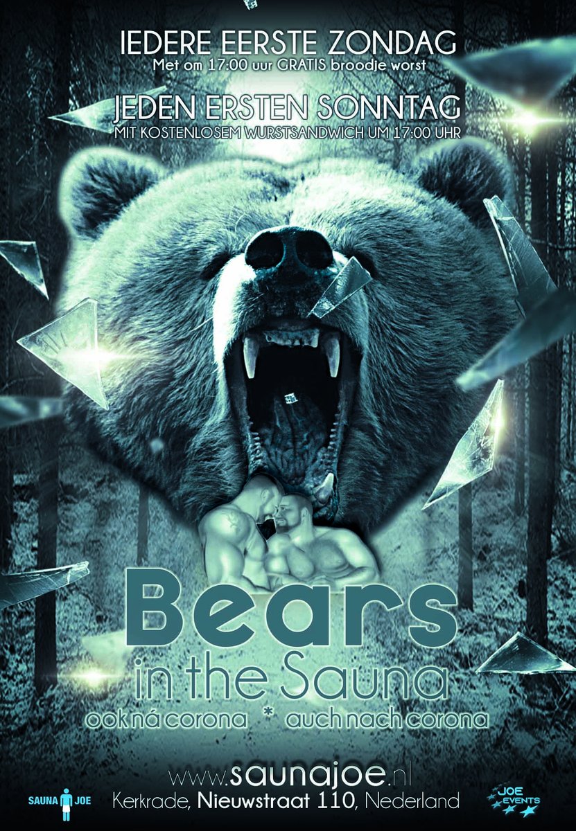 JoeSauna's tweet photo. Carnival is behind us again, but it's already almost the weekend and that's going to be another super g.... weekend. Because it's the first Saturday and the first Sunday of the month. That means, Saturday Tasty Twinks and Sunday Bears in the Sauna.... see you this weekend? https://t.co/rm0O8mLvbE