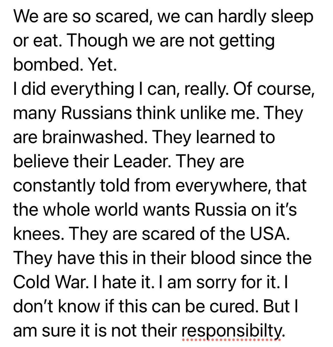 Ich unterbreche meine Twitterpause, weil ich Mark, einem Freund in Moskau, meine Reichweite geben möchte. Ich habe ihn gebeten, seine Geschichte zu erzählen. Er ist verzweifelt.

(Ich schalte Replies aus, denn das hier ist Marks Tweet und er kann euch hier nicht antworten.)