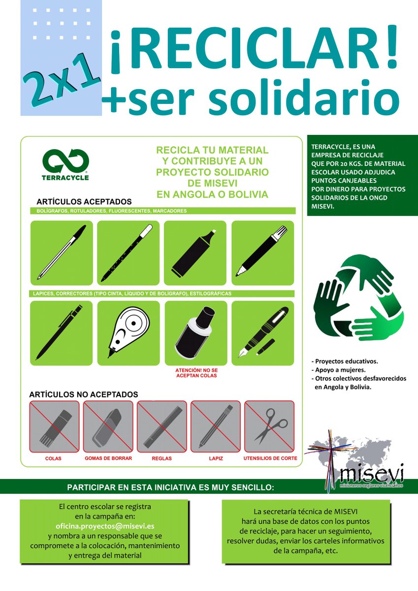 blas_ceip's tweet photo. Reciclamos, respetamos, reutilizamos y colaboramos.
En un cole utilizamos un montón de rotus y bolis que se van gastando, así que cuando nos sugirieron participar en esta recogida de material no lo dudamos.
Educar para la paz no es cosa de un día, que se hace a diario. https://t.co/mJRXsCRvMU