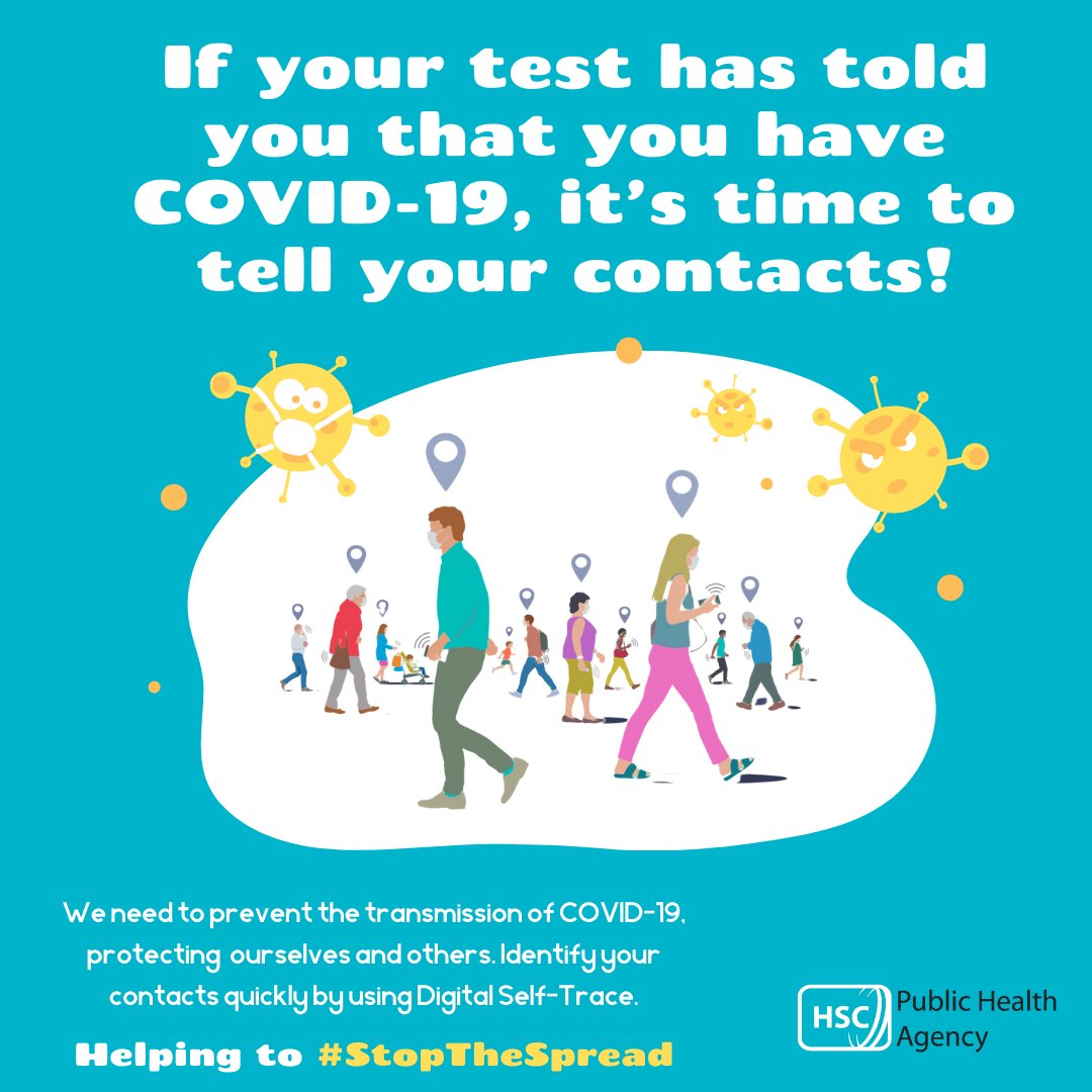 publichealthni's tweet photo. Our #ContactTracingService will send positive cases a unique 6 digit code from 'HSCtracing' this code will provide them with access to an online platform. Help us trace your #closecontacts quickly. More info @ https://t.co/rkxGQbTdNK https://t.co/DU1C8Q1I5P