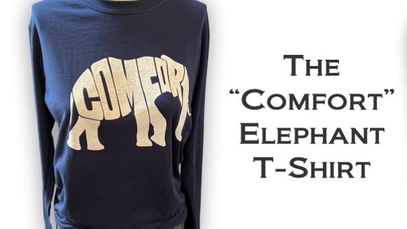 ElephantStoryTX's tweet photo. The "Comfort" Elephant Long Sleeve T-Shirt  
https://t.co/Qyy11SHmK2 https://t.co/gt9Wb5RCUh