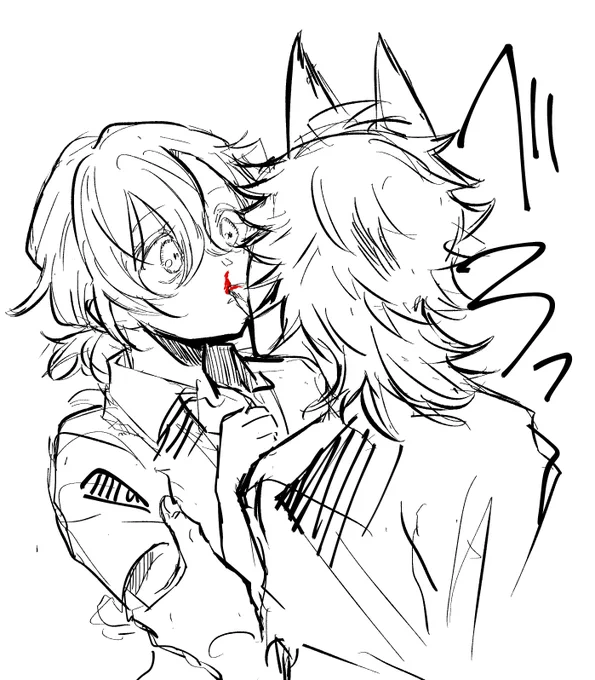 🐺🍎
鼻血 