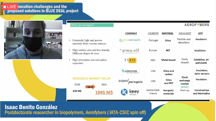 #HappeningNow #BDCapLab 

🗣️ Isaac Benito <a href="/iata_csic/">IATA CSIC</a> <a href="/Aerofybers_Tech/">Aerofybers Technologies</a>  introduce us their system to convert washed-up seagrass into biofuel

#bluegrowthcommunity