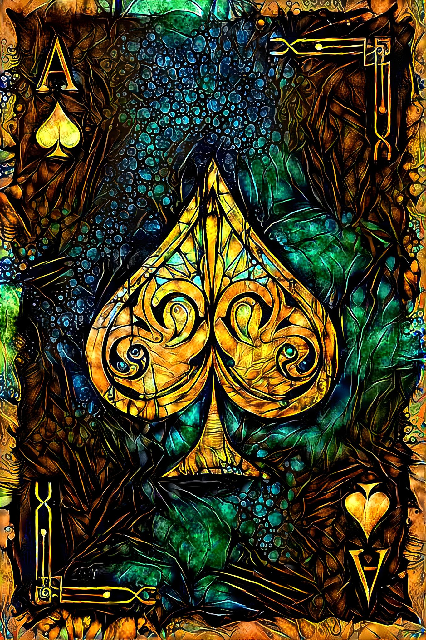 MusaArtGallery™ on Twitter "Ace of Spades means stocks, financial