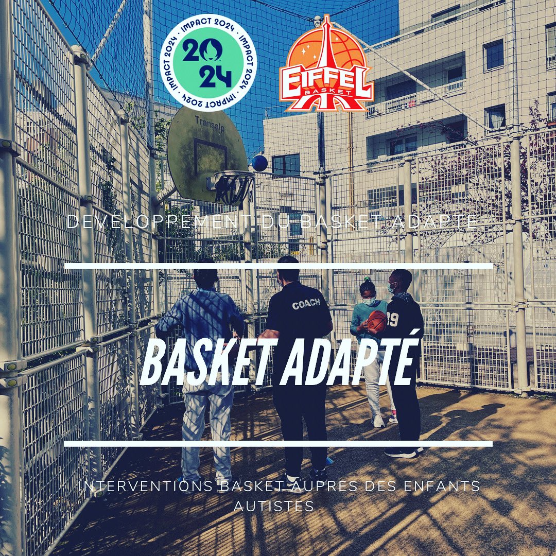 eiffelbasket's tweet photo. Dans le cadre de l’AAP IMPACT 2024, le club propose des interventions basket chaque semaine auprès d’enfants autistes 👍🔴⚪️

#impact2024 #eiffelbasketclub #sportadapte #sportpourtous https://t.co/VsXVz8SghE