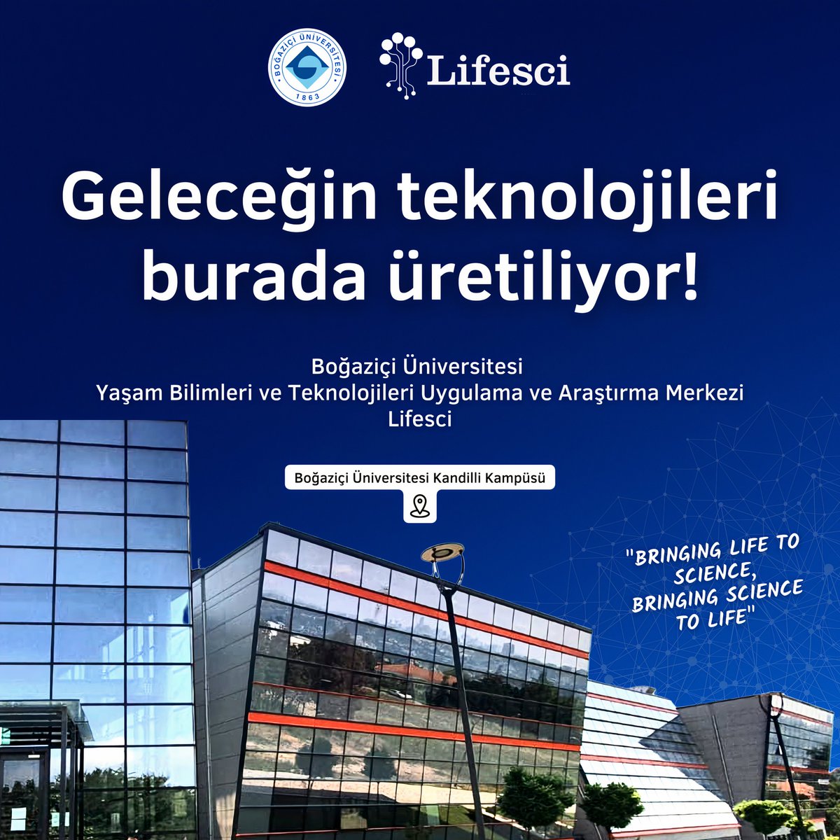 Center for Targeted Therapy Technologies @Boğaziçi (@ct3httm) on Twitter photo 2009 yılında kurulan @BounLifeSci, “Yaşamdan bilime, bilimden yaşama” mottosuyla <a href="/UniBogazici/">Boğaziçi Üni.</a> bünyesinde ulusal ve uluslararası ölçekte araştırmalara imza atıp Türkiye’nin gururu olarak insanlığa katkı sağlamaya devam ediyor. 2009 yılında kurulan @BounLifeSci, “Yaşamdan bilime, bilimden yaşama” mottosuyla <a href="/UniBogazici/">Boğaziçi Üni.</a> bünyesinde ulusal ve uluslararası ölçekte araştırmalara imza atıp Türkiye’nin gururu olarak insanlığa katkı sağlamaya devam ediyor.