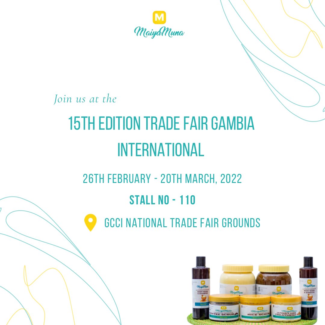 Visit our stall at <a href="/GamChamber/">THE GCCI</a> international trade fair at turn table, stall number 110(under GIEPA) 

Grab your favorite skin &amp; hair care products as well as relaxing pedicure and facial treatments! 

#GlowSeasonAlways