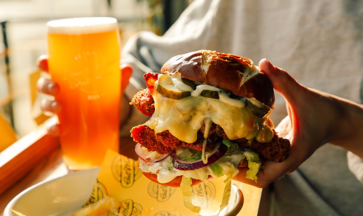 twothirdsbeerco's tweet photo. The place to be for all your pre-match beers &amp; scran! 👇

✅ 16 lines of fresh, draught keg and cask beer!
✅ German bratwurst, currywurst, schnitzel &amp; giant pretzels by @getwurstbrats 

Open from midday on Abbeydale Rd! ⚔️🔴⚪️ 

#twitterblades #sufc #sheffield #sheffieldissuper https://t.co/zoflP3Q3Ij