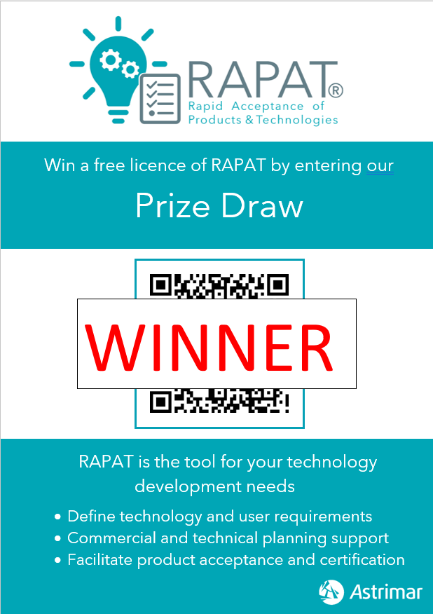 astrimar_team's tweet photo. We have a #Winner! Following @astrimar_team's Prize Draw at #subseaexpo to win a free 1-year licence for our #RAPATtool V3, we are delighted to announce Julia Dale from SRJ-Technologies as our winner! Congratulations! Full details at https://t.co/TPULuQh98C https://t.co/t9nmE8SRex