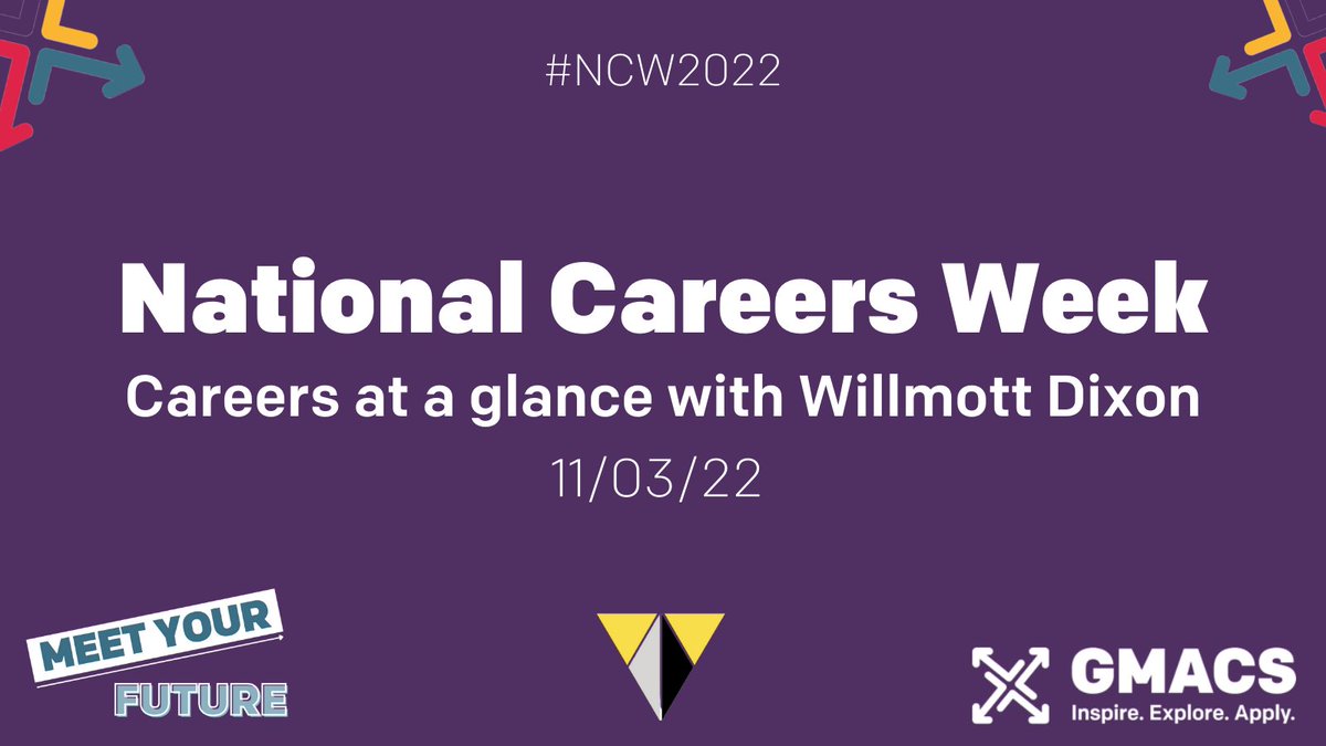 #NCW2022 Careers at a glance with Willmott Dixon 👷

Hear about different roles available in the construction industry from one of the UK's leading independent construction and property services company, <a href="/WillmottDixon/">Willmott Dixon</a>.

👉 eventbrite.co.uk/e/ncw2022-meet…