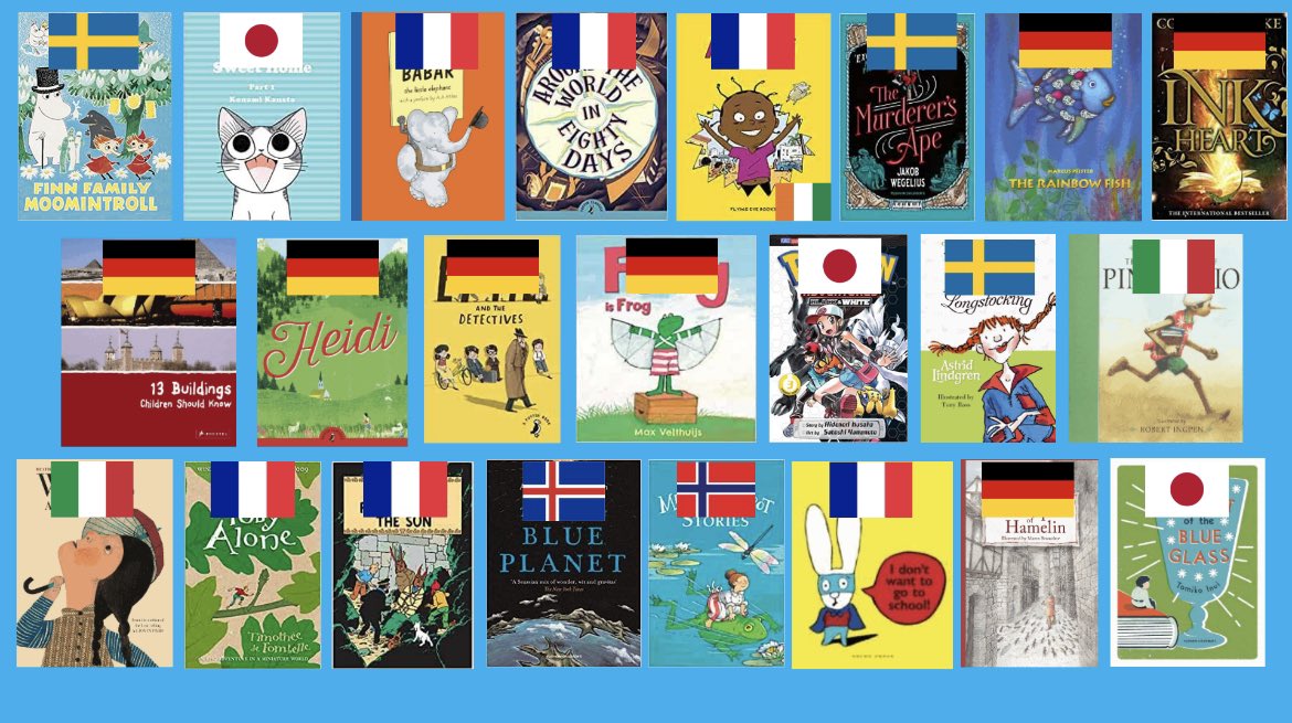 HISchoolLibrary's tweet image. … and in Assembly we looked at books which have been translated into English and everyone drew a sentence to see how the same story can be told many different ways (thanks @carlemuseum for the idea!). Then I read Leilong The Library Bus. 🌍📘☀️Thank you @WorldBookDayUK!
