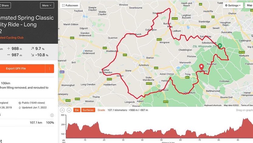Berkhamsted Cycling Club tweet media