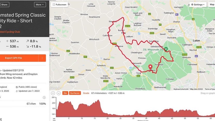 Berkhamsted Cycling Club tweet media