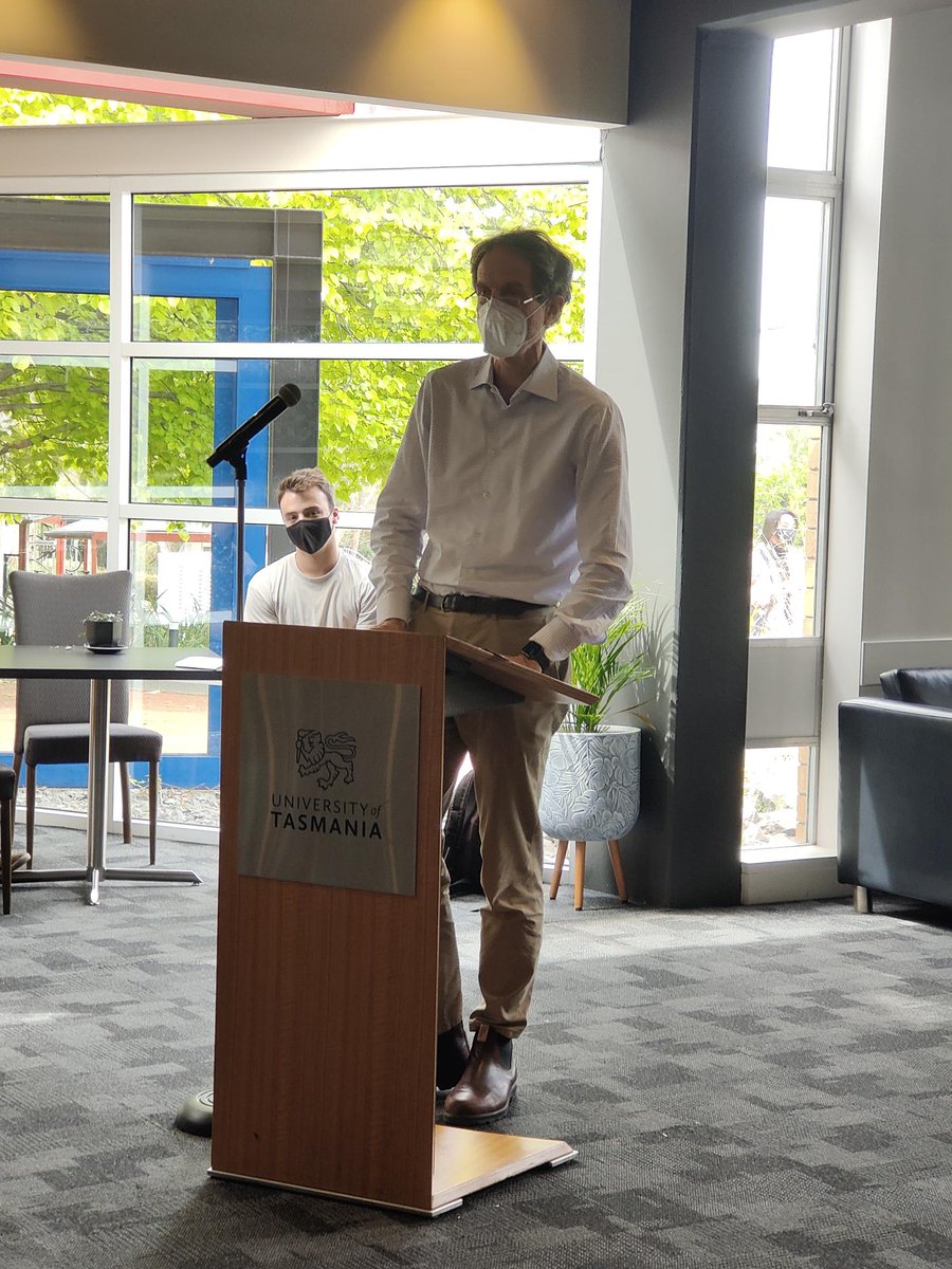 Today I invited our new @UTAS_ Catalyst students, who are part of our high achiever program, to join our project to make Tasmania a model for a #sustainable world. We believe in the power of students to change the world.