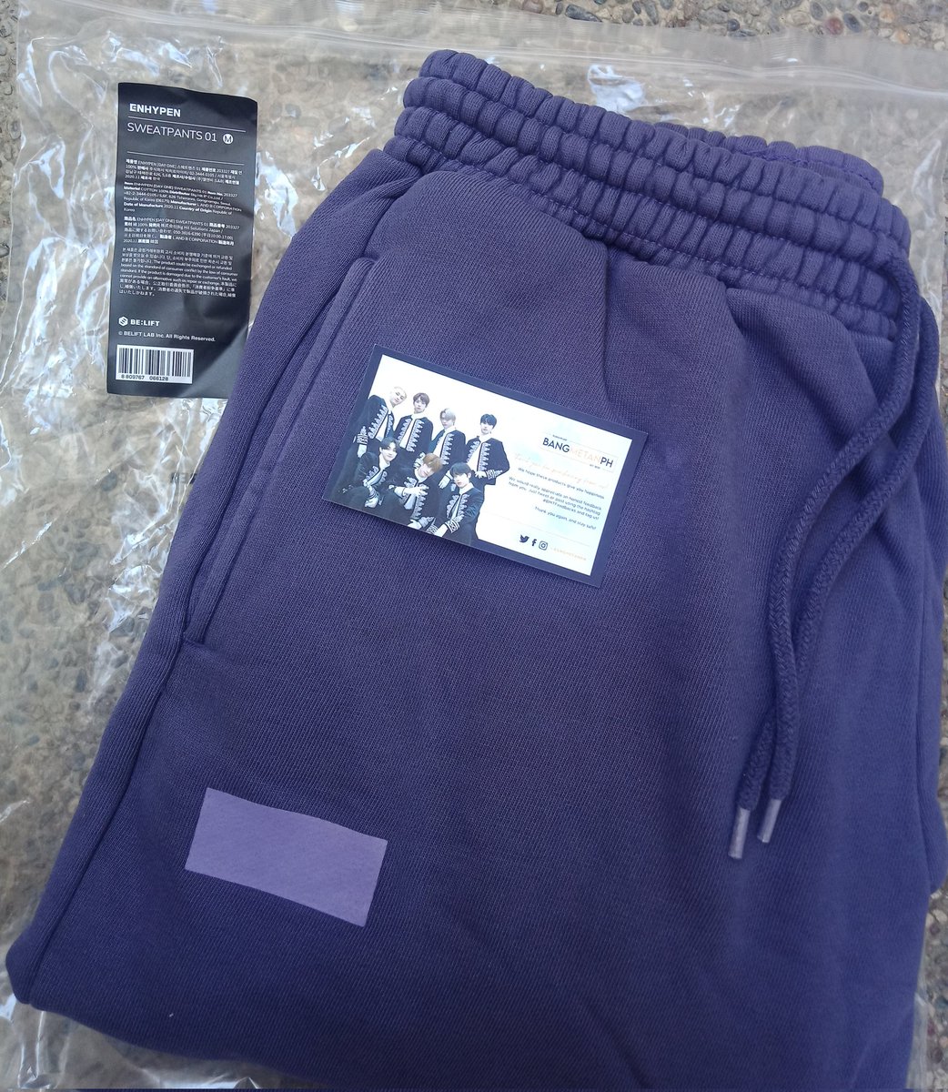 nisheekart's tweet photo. ꒰ #BMTFeedbacks ꒱ #bambudols
˚₊· got my enha sweatpants today from @bangmetanph ♡ glad that i ordered one before it got sold out T.T but i regret not buying the sweatshirt para partner sana hahaha, thankie po for the smooth transaction! It arrived safe ♡ https://t.co/5O7ea6OnSF