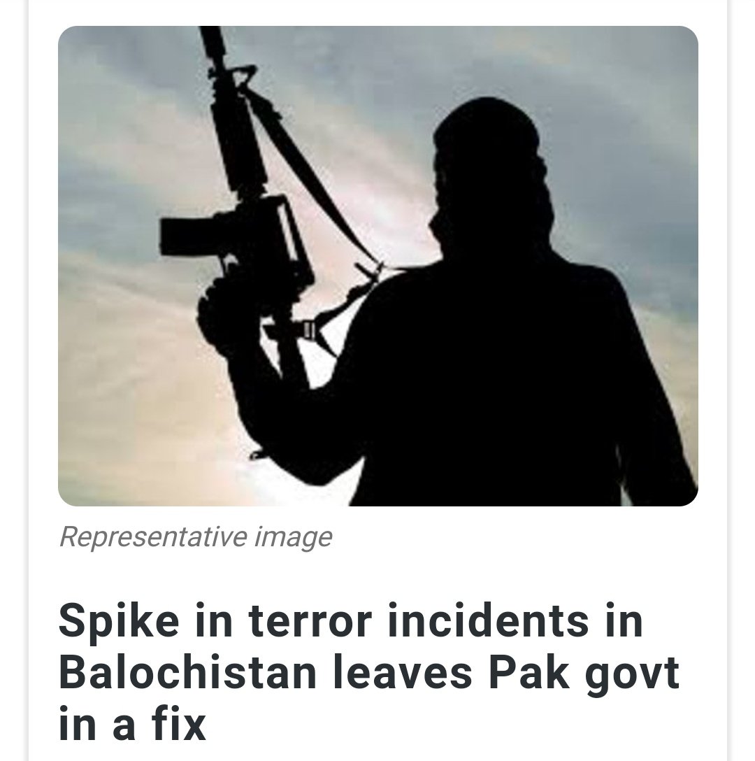 New regime in Afghanistan is 'not helping in any way Pakistan's efforts to deal with the terrorist groups threatening its security, rather the security situation in #Balochistan #KPK continues to worsen,left the Pakistani Govt in a fix.
#AnarchyInPakistan
@calxandr @NilofarAyoubi