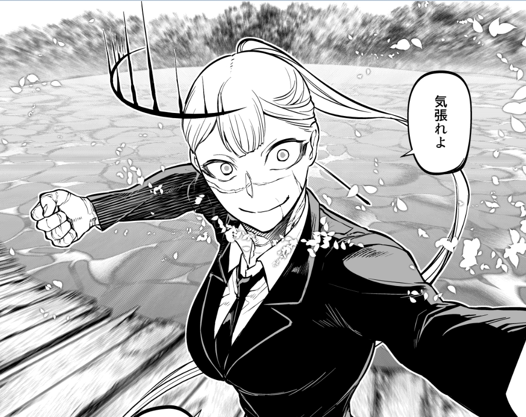 煮え切らないエルネッティではあったがアレクは笑って引き上げ
小さい英雄、或いは蝉に一振りを送ったのだった。 