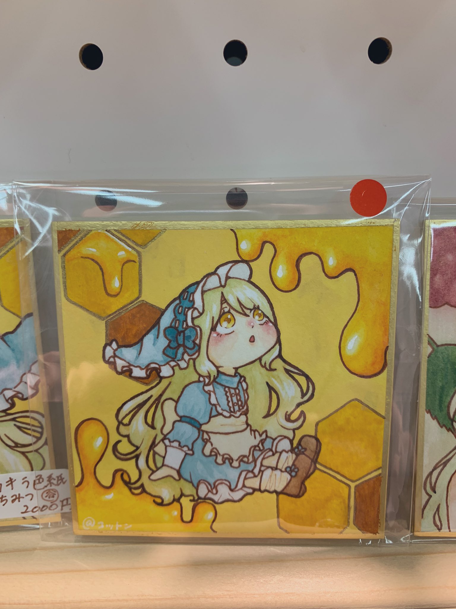 大阪デザイナー専門学校コミックイラスト コットンさん Kottonsan 2307 のミニ原画お迎え頂きました 大阪 デザイナー専門学校 コミックイラスト学科 卒業展 T Co Qyaidkm5tu Twitter