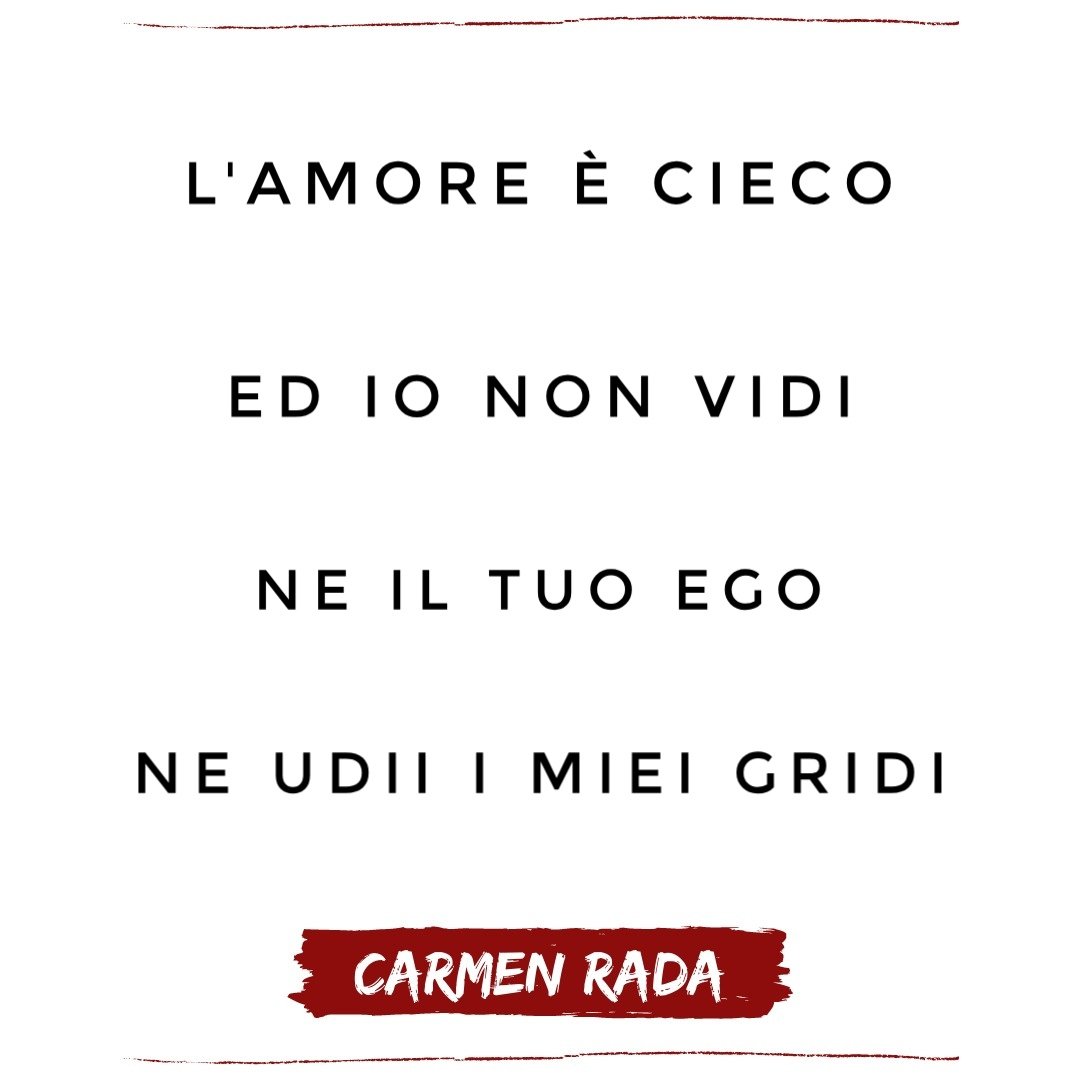 CarmenRadaReal's tweet photo. #amore #cieco #vedere #ego #sentire #gridi https://t.co/uF34vJyGhu