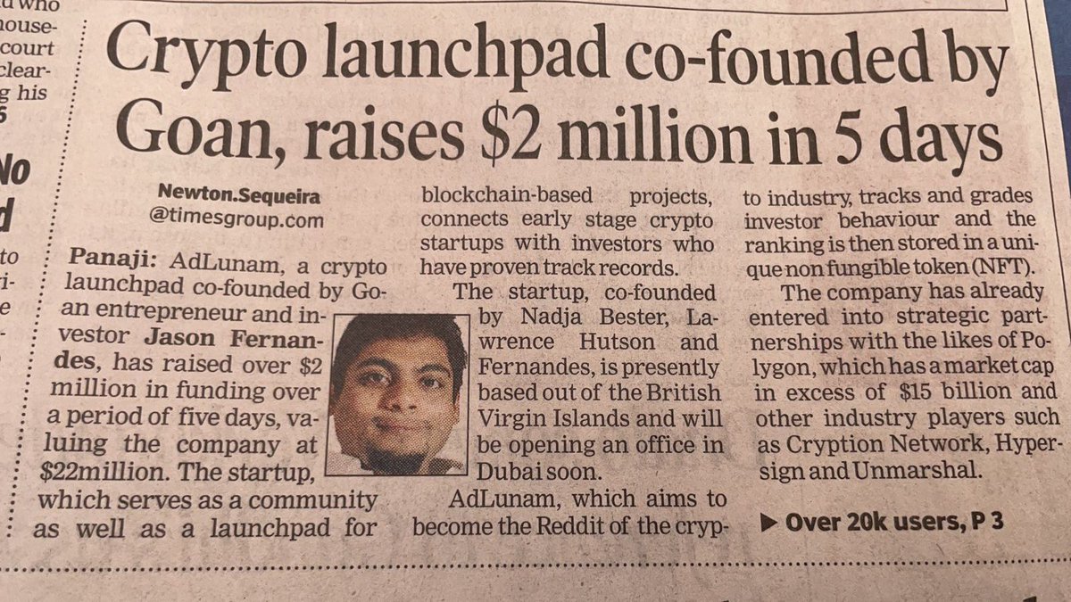 aicgim's tweet photo. We @aicgim want to build a cohesive & vibrant community in #Goa of those who are #BuildingInGoa or can/will #BuildInGoa for #web3 #blockchains #NFT #Crypto #Metaverse.
We take further inspiration from Jason, the Goan founder of @AdLunamInc & launch our new initiative #BuildInGoa. https://t.co/eEv7838n8Y