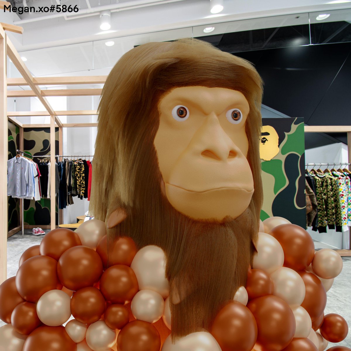 <a href="/bapetaverse/">(B)APETAVERSE</a> x <a href="/Imaginary_Ones/">Imaginary Ones | Bubio.ai</a>  Fan-art. 
Imaginary Bape goes shopping 🐵

<a href="/Noirtueur9999/">Noirtueur</a> <a href="/vozen9999/">vozen.eth</a> @DKB_Spark
<a href="/BapeArtGallery/">Bapetaverse Art Gallery</a>
#Bapein #BAPETAVERSE