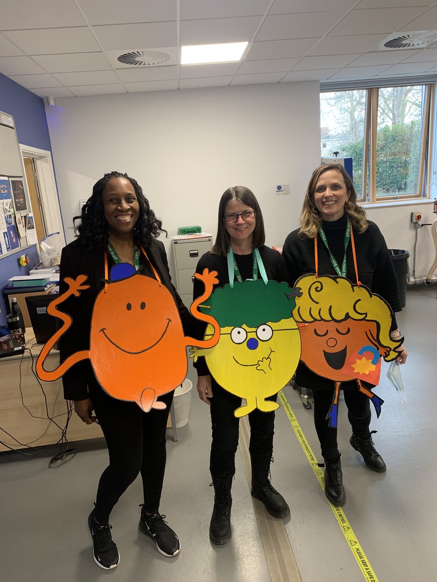 The Design and Technology team @ChiswickSchool joining in with the #WorldBookDay fun. Can you name the characters? #ambitiousandproud #reading