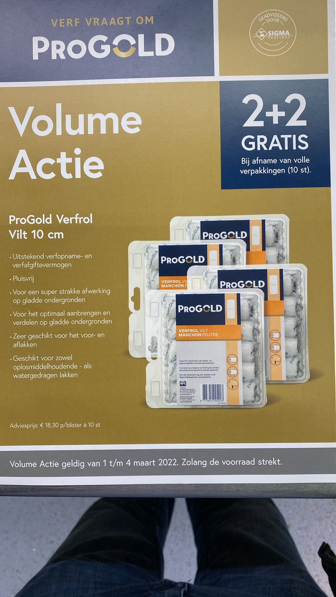 Vandaag de laatste dag voor deze super deal. Bestel ze via de Sigma Amersfoort app ( 06-43397557)!!#sigmacoatings #superdeal <a href="/SigmaNL/">Sigma Coatings</a>