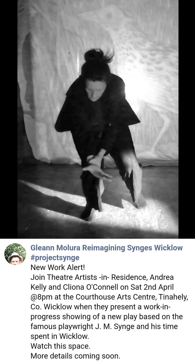 AndreaKelly101's tweet photo. New Work in progress of our #ProjectSynge explorations @Courthouse_Arts @artsoffice @artscouncil_ie https://t.co/hdep4y3AR9