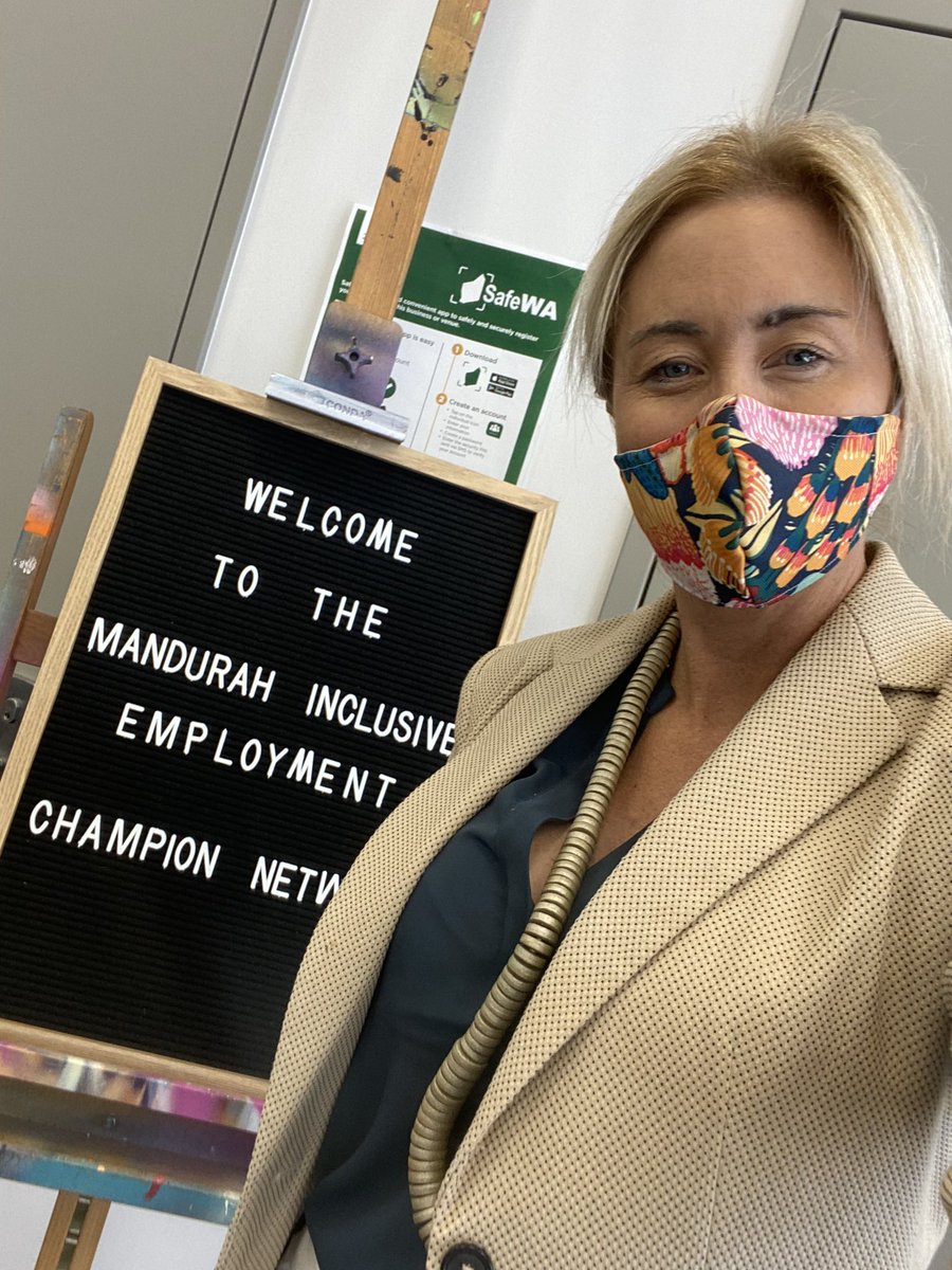 Amazing meeting today, can’t wait to create more pathways to employment 🤗 #disability #FutureWorkforce <a href="/LynBeazley/">Lyn Beazley</a> <a href="/CityofMandurah/">City of Mandurah</a>