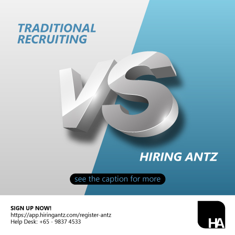 HiringAntz's tweet photo. What to know the difference between traditional recruitment options and the Hiring Antz alternative? Check out the benefits of Hiring Antz now: https://t.co/Wp4R3RDUAB

#recruitment #hr #company #employer #employment https://t.co/aRBQhfgBPx