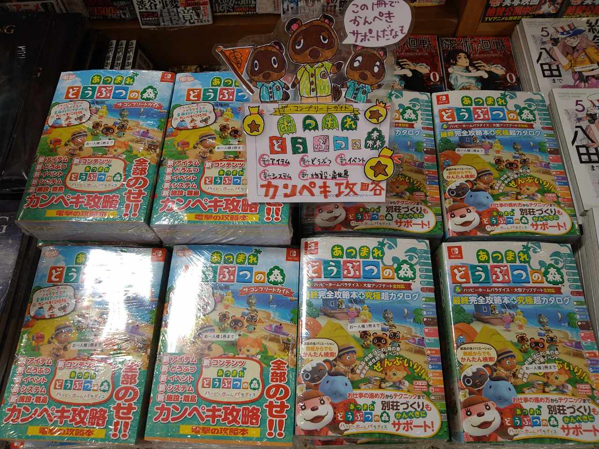 ゲーム攻略本】『あつまれどうぶつの森＆ハッピ－ホ－ムパラダイス
