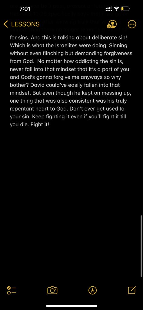 TheEffie_Bonful's tweet image. Hi my loves♥️ todays lesson entreats us to stop treating forgiveness like a reset button. God didn’t introduce forgiveness so that you can sin intentionally. Manipulating this grace isn’t a wise thing to do and He knows when you’re just manipulating.