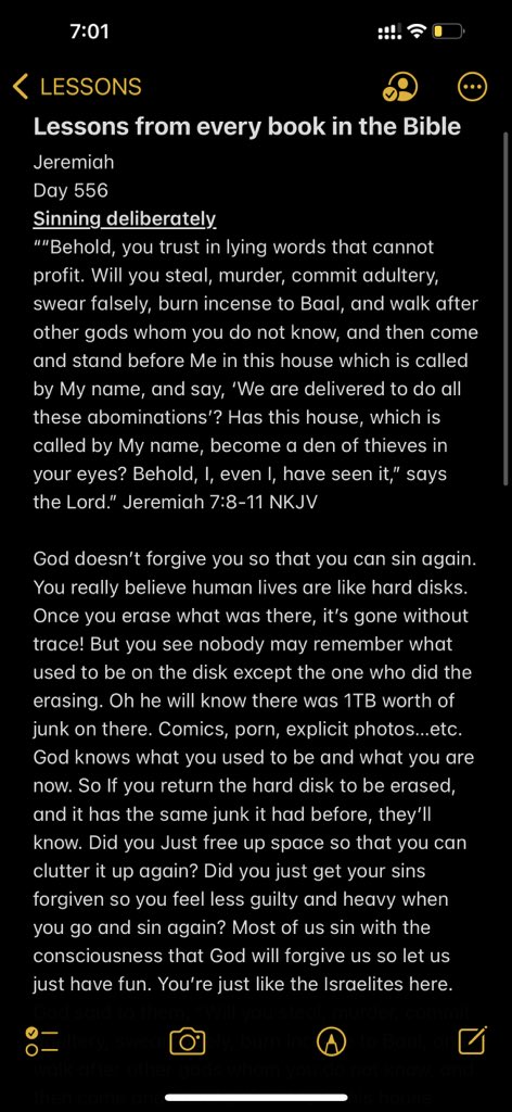TheEffie_Bonful's tweet image. Hi my loves♥️ todays lesson entreats us to stop treating forgiveness like a reset button. God didn’t introduce forgiveness so that you can sin intentionally. Manipulating this grace isn’t a wise thing to do and He knows when you’re just manipulating.