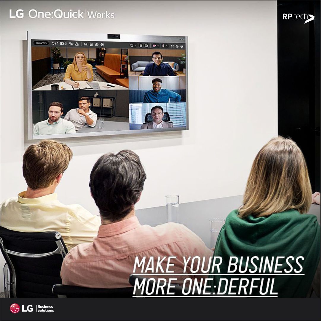 rptechindia's tweet image. 🖥️ Make your Business more One:derful, LG One:Quick Works.

𝐅𝐨𝐫 𝐦𝐨𝐫𝐞 𝐝𝐞𝐭𝐚𝐢𝐥𝐬 𝐫𝐞𝐚𝐜𝐡 𝐨𝐮𝐭 𝐭𝐨 : contactus@rptechindia.com

#lginformationdisplay #lgdigitalsignage #lgonequick #onderfullife #lgonequickworks #lgallinone
