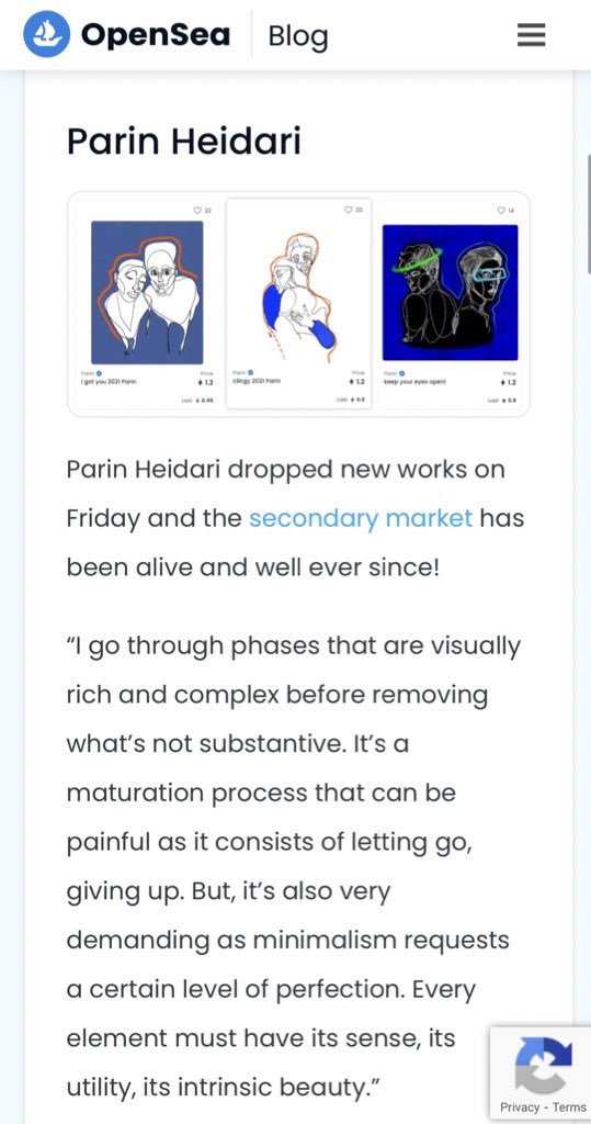 When I was FEATURED ON YOUR HOMEPAGE, VERIFIED, and featured on your blog, was my nationality any different? I guess I have always been Iranian by blood!! 

<a href="/opensea/">OpenSea</a> 
<a href="/MetaMask/">MetaMask 🦊</a>