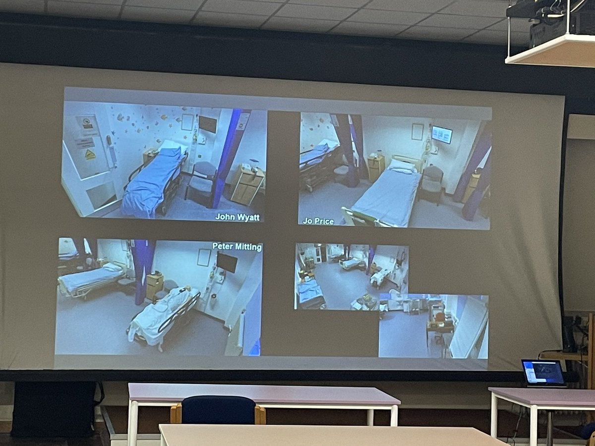 MCHTSimsTeam's tweet photo. Ready for action. Excited for todays virtual ward. Just admitting our Simulated patients for our student nurses, physios and more to care for thank you everyone involved😊 @LGreene68 @suzannegough1 @pefteammchft @MidCheshireNHS @NickyMadeley22 #simulation #virtualplacements https://t.co/JN8BjehrEc