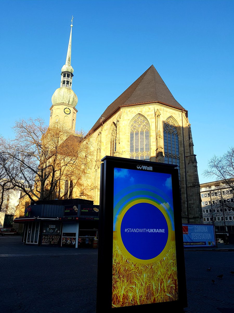#StandWithUkraine️ in der #City der <a href="/stadtdortmund/">Stadt Dortmund</a> ... #Dortmund @wallgmbh