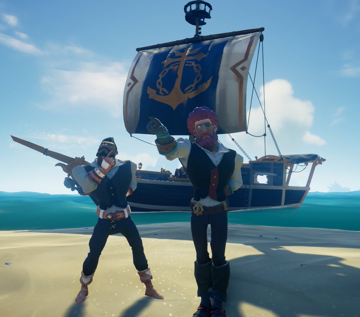 PoogIn3D's tweet photo. @HuntersCalling @HuntersCalling #HuntersCalling
We pride ourselves on being exceptionally well dressed. My pirate is the Candy Man himself, so keeping up his visual flair is important. https://t.co/P7tBq1EYFc