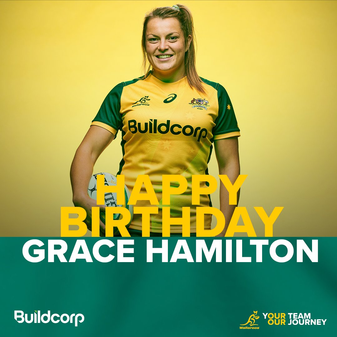 ✨  Your day Grace Hamilton!

#Wallaroos #YourTeam
