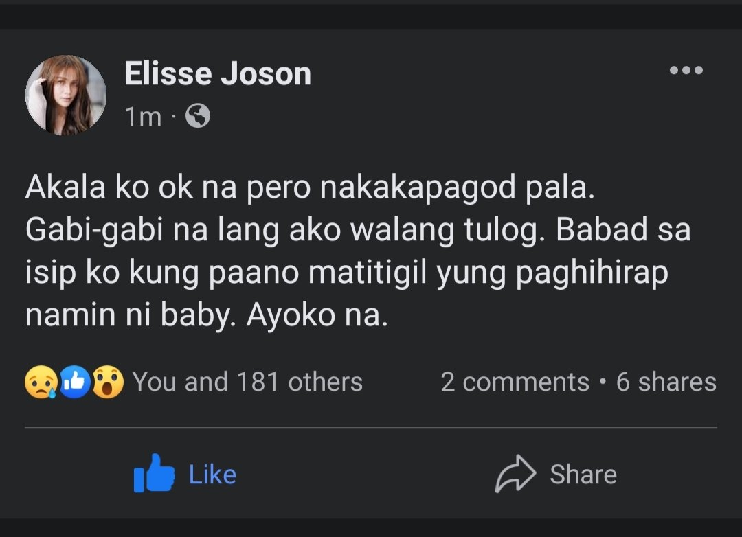 IndayIrish25's tweet photo. Oh my๐ฒ what happen Elisse? Nakakabigla naman? Kaya mo yan stay strong Elisse para kay baby๐๐
#mpmc https://t.co/Fq8Nlh5XgI