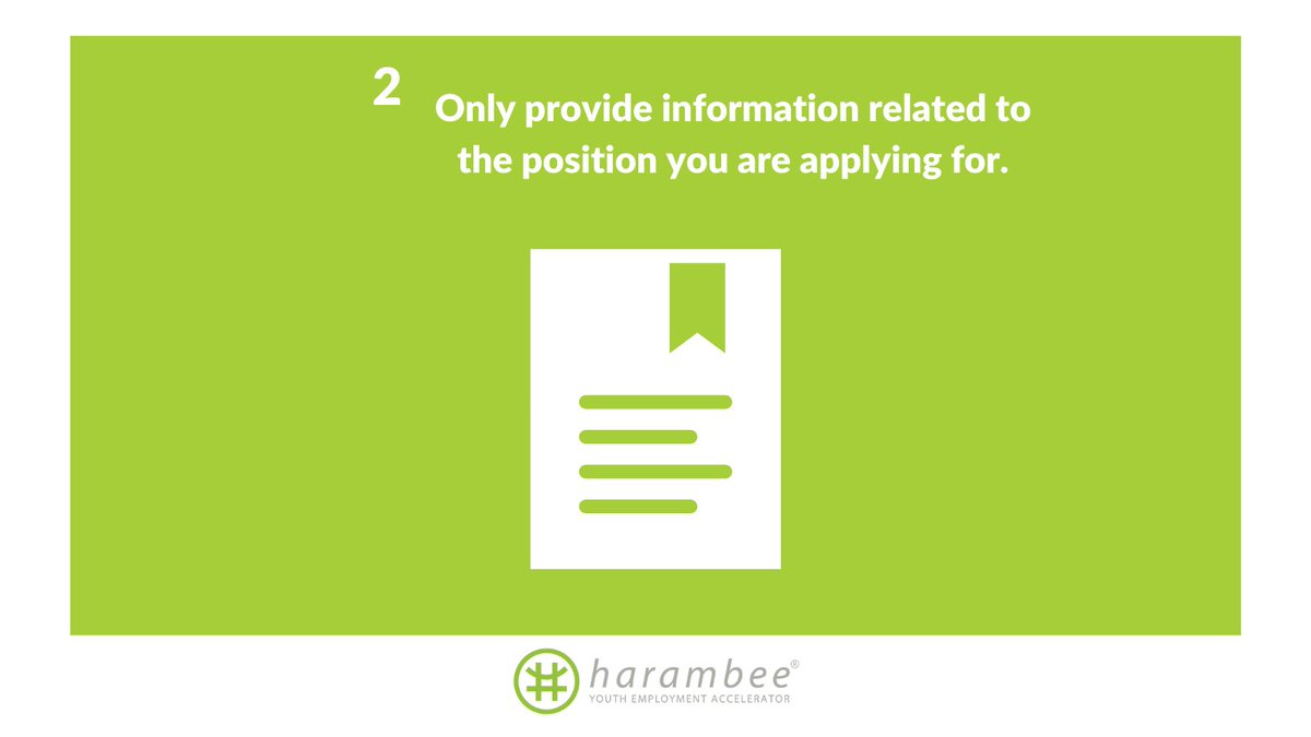 CHANCEN_Int's tweet photo. Provide the related information in all sections of CV that is in accordance to the position you are applying for.
#CreatingProfessionalCV
#CHANCENCommunityMembers https://t.co/VntfeCzec9